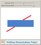 "Poggendorff Illusion" from the Wolfram Demonstrations Project